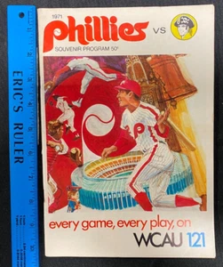 Vintage 1971 WCAU 121 Phillies vs Pirates Official Souvenir Scorecard! (NH) - Picture 1 of 3