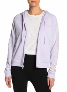 NEW ADIDAS ORIGINALS WOMENS ESSENTIALS HOODED TRACK JACKET ~MEDIUM FL9295 PURPLE - Picture 1 of 9