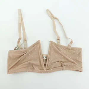Free People Intimately Sierra Bandeau Bra Antique Shell Beige Size XS New  - Picture 1 of 11