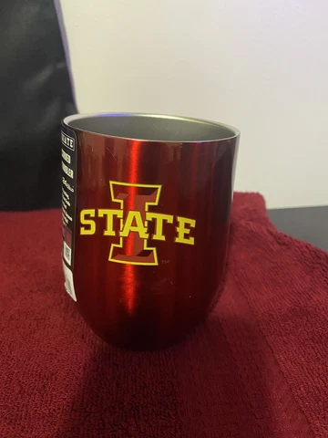 Iowa State Cyclones 16oz Curved Ultra Travel Tumbler Cup Mug Coffee Drink Cover