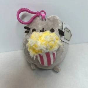 Bolsa de felpa de palomitas de maíz Gund Pusheen clip película nueva con etiquetas - Imagen 1 de 6
