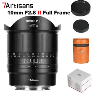 7artisans 10mm F2.8 II Full Frame Fisheye Lens For Sony E Canon RF Nikon Z - Picture 1 of 8