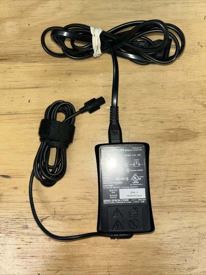 Fuente de alimentación adaptador CA Epson PictureMate A251B 42V 0.4A 22W Foto 1 de 3