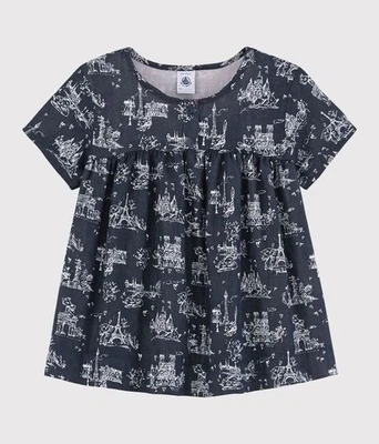 BLUSA DE PUNTO TUBO MANGA CORTA PETIT BATEAU NIÑA TALLA 3 Años Foto 1 de 4