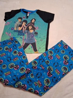 HTF Disney Camp Rock Pajamas Set Sz Youth XL Jonas Brothers And Demi Lovato - Image 1 of 4