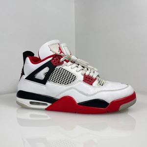 Size 13 - Nike Air Jordan 4 Retro ‘Fire Red’ Men’s Sneakers DC7770-160 - Picture 1 of 9