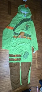 Fortnite Cosplay Union Zip Up Men XL One-Piece Pajamas Rex Costume Dinosaur - Picture 1 of 5