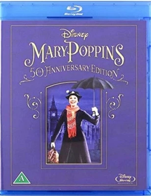 Mary Poppins 1964 Blu-Ray Julie Andrews/Dick Van Dyke/David Tomlinson/Glynis Joh - Image 1 of 2