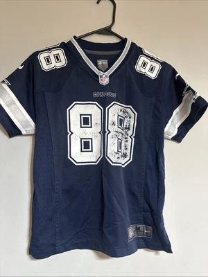 Camiseta deportiva Nike Youth Dallas Cowboys Dez Bryant 88 sobre el campo talla mediana 10/12 NFL Foto 1 de 4
