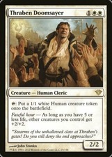 Thraben Doomsayer , Dark Ascension MTG Magic  Card# 25 English / Released 2012