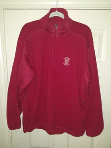Antigua Stanford University Quarter Zip Long Sleeve Pullover Men's sz Large - Picture 1 of 5