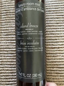 Luxury Room Mist - Island Breeze Scent 9.47 fl oz Spray Bottle - Picture 1 of 3