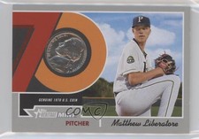 2019 Topps Heritage Minor League Edition 1970 Mint Relics /99 Matthew Liberatore