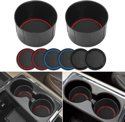 AOTEMILK for Dodge Ram 1500 2500 3500 2009-2018 Accessories Cup Holder Inserts - Image 1 of 4