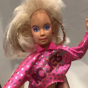 Vintage Jem and the Holograms Jerrica Doll 1980s Toy Doll W Barbie Shirt READ - Picture 1 of 7