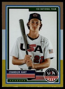 2023 Panini Stars & Stripes CHANDLER HART BRONZE SILVER & GOLD PRIZM #28 - Picture 1 of 2