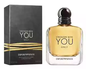 Stronger With You Only by Emporio Armani 3.4 OZ EDT For Men Brand New Sealed - Picture 1 of 1