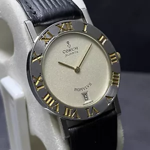 Rare!!! Vintage Corum Romvlvs Quartz Swiss Made Men's Watch 43.901.21 - Picture 1 of 11