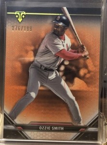 Ozzie Smith 2021 Topps Triple Threads Amber /199 Cardinals