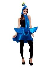 Smiffys Deluxe Peacock Costume, Blue