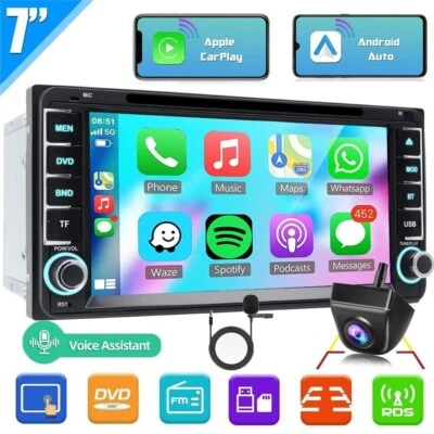 YUANTING For Toyota Corolla Camry HILUX RAV4 Car Radio Stereo Apple Carplay CD DVD Player