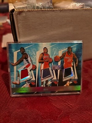 Caja de lujo triple doble 2005-06 5 reliquias Okafor May Felton Robinson Kapono/193 Foto 1 de 4