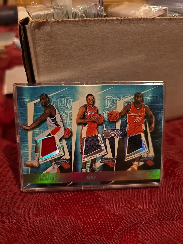 2005-06 Luxury Box Triple Double 5 Relics Okafor May Felton Robinson Kapono /193 - Image 1 of 4