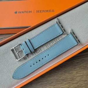 Apple Watch Hermès Simple Tour bracelet cuir 42 mm, 41 mm, 40 mm très bon état !  - Photo 1 sur 7