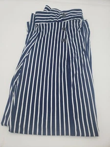 Robert Louis Womens Blue/White Striped Pants Size M - Picture 1 of 4