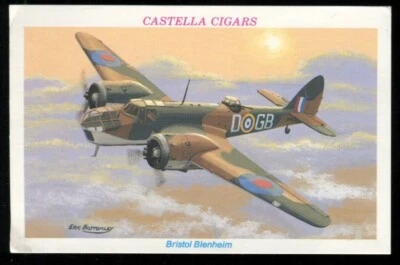 Tobacco Card, Castella, BRITISH AVIATION, 1994, Bristol Blenheim, #15 - Image 1 of 2