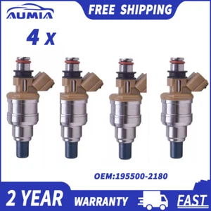 4X For MAZDA MX5 EUNOS MIATA PROTEGE 1.8L 16v NA FUEL INJECTOR DENSO 1955002180 - Picture 1 of 9