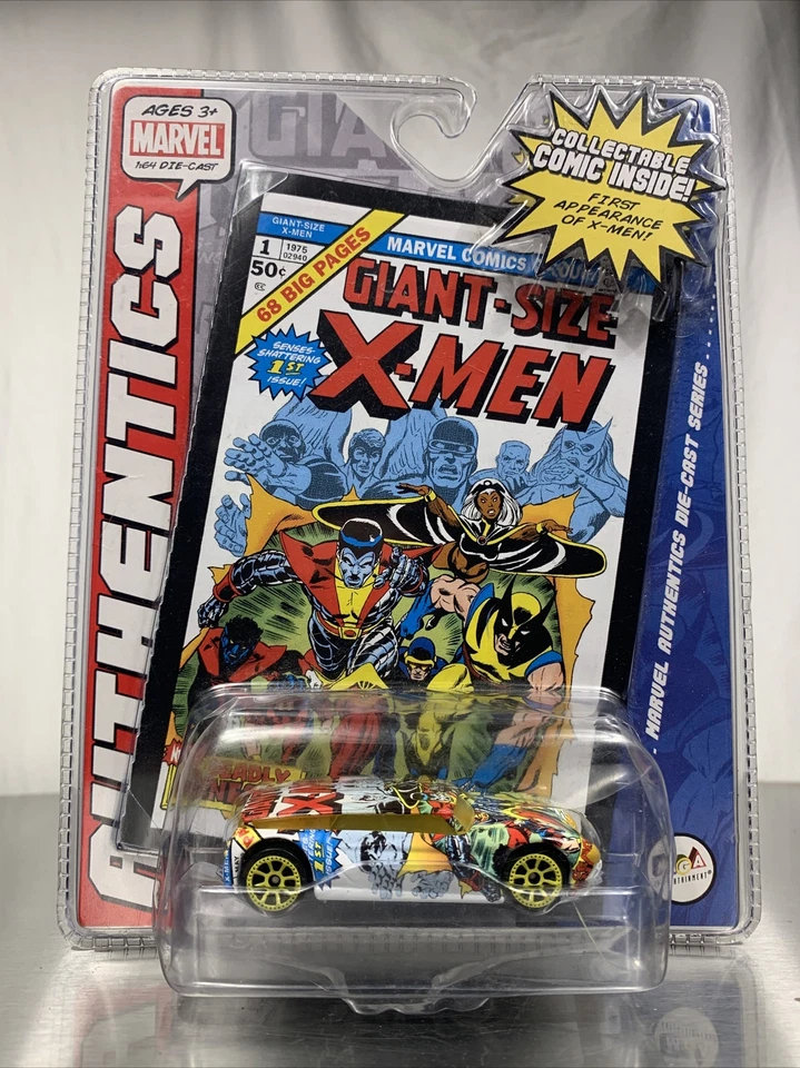 Marvel Authentics diecast car with Giant Size Comic X-Men #1 - Image 1 of 4