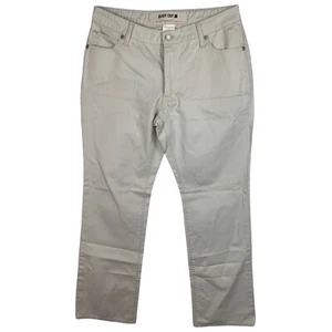 Gap Jeans 8R Boot Womens Beige Khaki Chino Pants Mid Rise 100% Cotton - Picture 1 of 11
