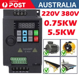 220V 380V 1.5KW 2.2KW 5.5KW VFD Variable Frequency Drive Inverter Converter AU - Picture 1 of 28