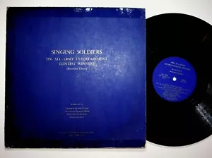 1956 Singing Soldiers All-Army Contest Rockabilly Country & More Vinyl LP Record - Picture 1 of 4