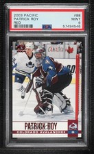 2003-04 Pacific Red Patrick Roy #88 PSA 9 MINT HOF