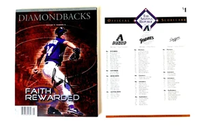 Diamondbacks Official Ltd Edition Volume 3 #4 Book, Scorecard w/Dodgers,Padres - Picture 1 of 3