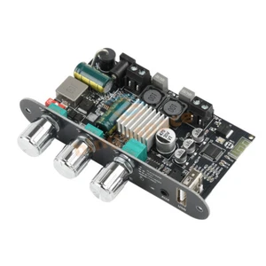 2x 100W Bluetooth 5.3 TPA3116D2 Mono Audio Power Amplifier Board TWS Mode APP - Picture 1 of 21