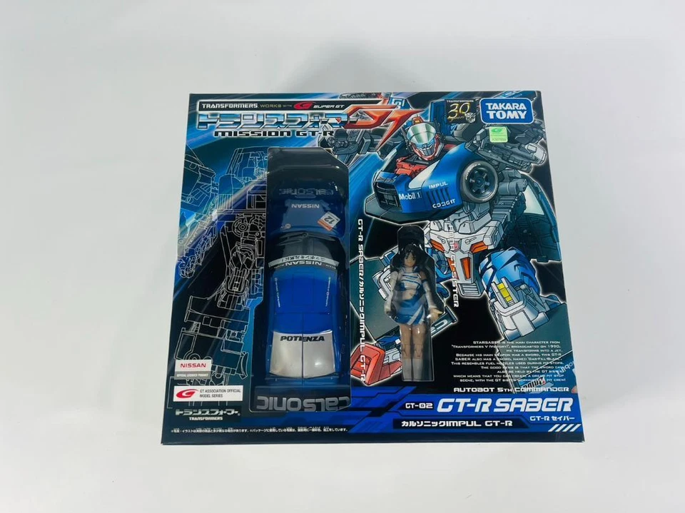 GT-02 GT-R Saber Action Figure Toy Transformer GT Takara Tomy Japan Import - Image 1 of 4