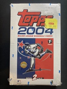 2004 topps Baseball 1st Edition Series 2 Factory Sealed 20 Pack Box🔥