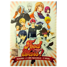 Food Wars! Shokugeki No Soma DVD Season 1-5(86 EPS+5 OVA) ENG DUB, FREE SHIPPING