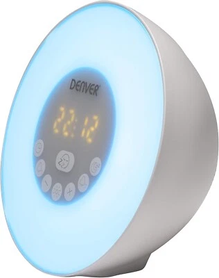 Denver Wake up lamp Bluetooth CRLB-400 UKW- Radiowecker Wecker mit Wecklicht - Bild 1 von 4