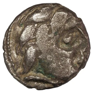 Monnaie gauloise Santons / Centre Ouest - drachme à l'hippophore argent -80 -50 - Imagen 1 de 2