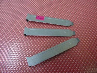 Compaq Presario SR1055CL  Desktop Case Ad-on Card Rear Brackets Filler - 3 Count - Image 1 of 3