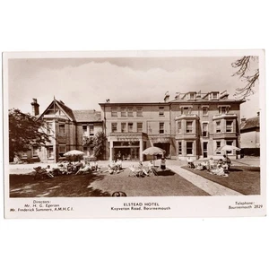 ELSTEAD Hotel, Knyveton Road, Bournemouth RP Postcard Unused - Picture 1 of 1