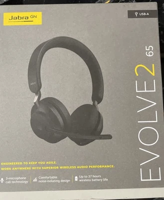 jabra evolve2 65 Wireless Pc Headset - Image 1 of 3