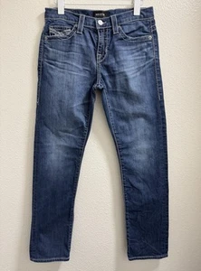 Big Star Sydney Boyfriend Fit Jeans Straight Leg Distressed Denim Stretch 27 Reg - Picture 1 of 8