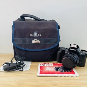 Pentax Z70 Camera With Sigma 35-80mm Lens Bag Pentax Cable Switch F Not Tested - Picture 1 of 24