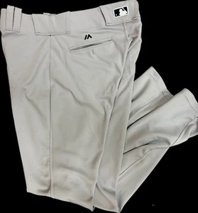 Game Used Solid Gray Majestic Authentic Collection Baseball Pants 37x36 - Picture 1 of 3