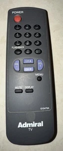 Mando a distancia de reemplazo genuino OEM Admiral TV para VCR CATV probado - Imagen 1 de 2